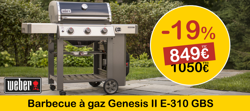 Promotion sur le barbecue au gaz GENESIS II E-310 GBS